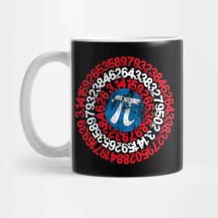 Math Superhero Captain Pi Mathematics Gift Mug